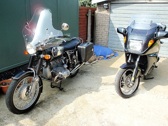 Older R Series and newer K Series BMWs